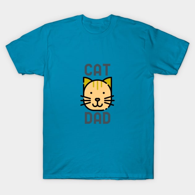 Cat Dad T-Shirt by ButterTabs